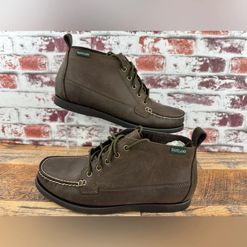Eastland Men's Seneca Chukka Boots, Dark Brown US Size 10 (New in Box)